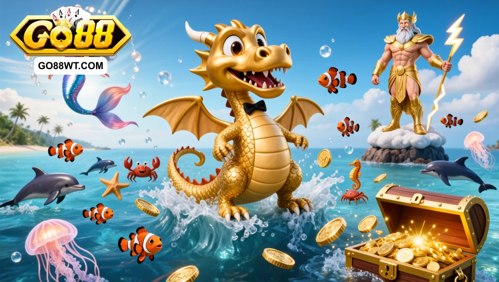 Người chơi đang chọn mục tiêu trong game Bắn Cá để tối ưu số đạn